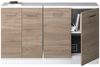 Küchenschrank für Dachschrägen R-Line Sonoma 140 cm 2er Set Schrankkorpuss 60 cm Tiefe Vicco Bild 5