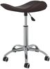 vidaXL Friseur Rollhocker Braun Kunstleder 323686 Bild 4