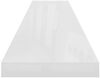 vidaXL Schweberegale 2 Stk. Hochglanz-Weiß 120x23,5x3,8 cm MDF 323758 Bild 5