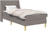 vidaXL Bettgestell mit Matratze mit Kopfteil Polyester 3414717 Bild 2