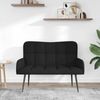 vidaXL 2-Sitzer Sofa Schwarz 115 x 61 x 87 cm Stoff 42028931 Bild 3