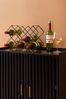 Present Time Weinregal Wine Rack Diamonds Iron Black PT3972BK Bild 2