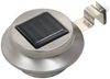 vidaXL Solar-Außenleuchten 12 Stk. LED Rund 12 cm Weiß 277135 Bild 2
