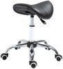 Drehhocker rollen höhenverstellbar – Bürostuhl, Hocker Kunstleder, Drehstuhl Gaslift, mobil für Salon, Praxis & Homeoffice Bild 5