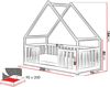 Kinderbett Bapol mit Lattenrost Flex aus Buchensperrholz (Farbe: Cashmere) Bild 4