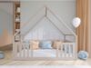 Kinderbett Bapol mit Lattenrost Flex aus Buchensperrholz (Farbe: Cashmere) Bild 2