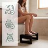 Relaxdays Toilettenhocker aus Bambus Bild 3