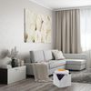 Relaxdays Sitzhocker mit Stauraum, faltbar, MDF hellgrau, 38 x 38 x 38 cm Bild 2