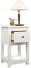 vidaXL Nachttische 2 Stk. Weiß 40x35x61,5 cm Massivholz Kiefer 821732 Bild 5