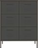 vidaXL Schubladenschrank Anthrazit 80x35x101,5 cm Stahl 336150 Bild 3
