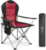 HOMECALL Campingstuhl Hochlehner 108cm mit Lendenwirbelstütze Klappstuhl Angelstuhl Faltbar (Bis 150kg, gepolstert, faltbar, stabil, 1 St), für Camp Garten Balkon Bild 2
