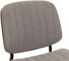 2er-Set Esszimmerstuhl HWC-O44, Küchenstuhl Stuhl, Bugholz Stoff (370g/m²) Öko-Tex FSC® ~ Walnuss-Optik, hellgrau Bild 5