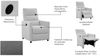 OTTO home Relaxsessel ANNICA, TV-Sessel mit elektrischer Relax- und Liegefunktion, Federkern-Polsterung, pflegeleichter Webstoff Bild 3