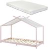 Kinderbett Brome mit Matratze 90x200 cm Rosa [en. casa] Bild 2
