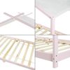 Kinderbett Brome mit Matratze 90x200 cm Rosa [en. casa] Bild 5