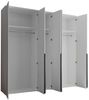 Kleiderschrank Konstanz / Kevo, Holzwerkstoff, Weiß, 225 x 225 x 52 cm Bild 3