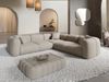 Polster Ecksofa Venturia L Form - Bouclestoff - Pearl Bild 2