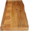 vidaXL Tischplatte mit Baumkante 180x30x3,8 cm Massivholz Mango 370581 Bild 4