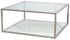 moderner Couchtisch aus Metall "Alisa", chromfarben Bild 2