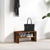 vidaXL Schuhregal Stapelbar Räuchereiche 60x30x30,5 cm 858865 Bild 3