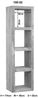 Regal Sheesham 48 x 35 x 174 grau geölt NATURE GREY #52 Bild 5