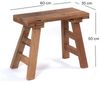 DESIGN DELIGHTS Sitzbank SITZBANK "BELLAGIO", Vintageholz Mix, 60 x 50 x 35 cm Massivholz Hocker Bild 2