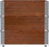 vidaXL Pflanzkasten Braun 80x60 cm Massivholz Kiefer 3295422 Bild 4
