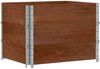 vidaXL Pflanzkasten Braun 80x60 cm Massivholz Kiefer 3295422 Bild 2