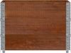 vidaXL Pflanzkasten Braun 80x60 cm Massivholz Kiefer 3295422 Bild 3