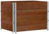 vidaXL Pflanzkasten Braun 80x60 cm Massivholz Kiefer 3295422 Bild 5