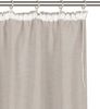 OTTO home Gardine Fiete (1 St), Kräuselband, halbtransparent, Leinen Optik, Sichtschutz, halbtransparent, einfarbig, Leinenoptik Bild 3