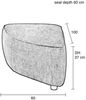 Sofa Pouf - Hunter left - Moss Bild 4