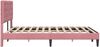 vidaXL Bettrahmen mit Kopfteil Rosa 160 x 200 cm Samt 42027676 Bild 5