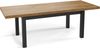 WFL GROUP Esstisch Gemini ausziehbar rechteckig modern mit schwarzen Holzbeinen (MADE IN EU, 5 Gr. – 120/140/160/170/200 cm ausziehbar auf 160/180/210/250/300 cm), platzsparender Tisch in Holzoptik für Küche, Esszimmer oder Wohnzimmer Bild 4