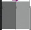 vidaXL Seitenmarkise Ausziehbar Schwarz 220x600 cm 4004564 Bild 5
