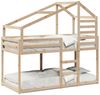 vidaXL Etagenbett ohne Matratze 90x200 cm Massivholz Kiefer 3281961 Bild 2