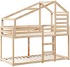 vidaXL Etagenbett ohne Matratze 90x200 cm Massivholz Kiefer 3281961 Bild 3