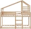 vidaXL Etagenbett ohne Matratze 90x200 cm Massivholz Kiefer 3281961 Bild 4