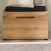 Garderobe Sitzbank Design-D in Evoke Eiche 80 cm Bild 2