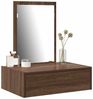 vidaXL Schminktisch mit Schubladen Braun 60 x 40 x 70 cm Holzwerkstoff 865196 Bild 2