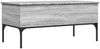 vidaXL Couchtisch Grau Sonoma 100x50x45 cm Holzwerkstoff und Metall 845414 Bild 2