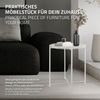 ML-DESIGN Beistelltisch Wohnzimmertisch klappbar stabil & standsicher mit abnehmbarem Tablett, Couchtisch aus Metall Nachttisch Sofatisch Nachttisch Kaffeetisch Bild 4