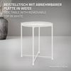 ML-DESIGN Beistelltisch Wohnzimmertisch klappbar stabil & standsicher mit abnehmbarem Tablett, Couchtisch aus Metall Nachttisch Sofatisch Nachttisch Kaffeetisch Bild 2