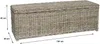 Vente-unique - GAO Small storage NaturfasernHolz, Platte Grau - B 45 cm x H 44 cm x L 130 cm Bild 5