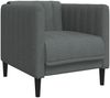vidaXL 3-tlg. Sofagarnitur Dunkelgrau Stoff 3209230 Bild 4