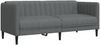 vidaXL 3-tlg. Sofagarnitur Dunkelgrau Stoff 3209230 Bild 5