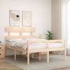 vidaXL Seniorenbett mit Kopfteil Massivholz 3195321 Bild 3