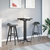 vidaXL Bartisch Schwarz Ø70x110 cm Holzwerkstoff und Stahl 4008303 Bild 3