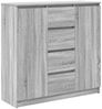 vidaXL Sideboard mit Schubladen Grau Sonoma 100,5x35x98,5 cm 3328458 Bild 2