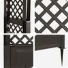 vidaXL Rosenbogen mit Spitzen Anthrazit 97 x 43 x 218 cm PP 42041739 Bild 5